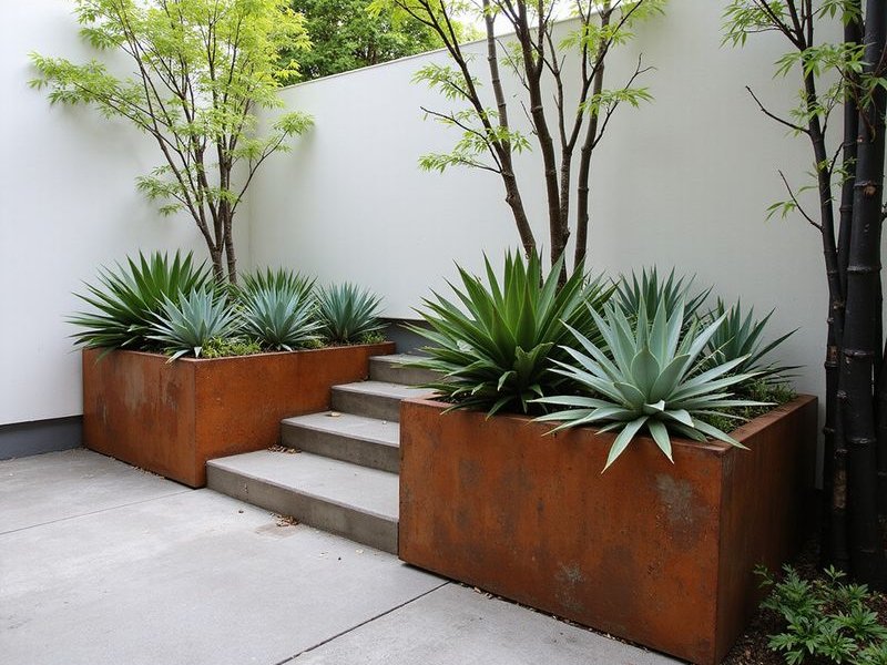 Urban Courtyard - Landscape Design in Kew