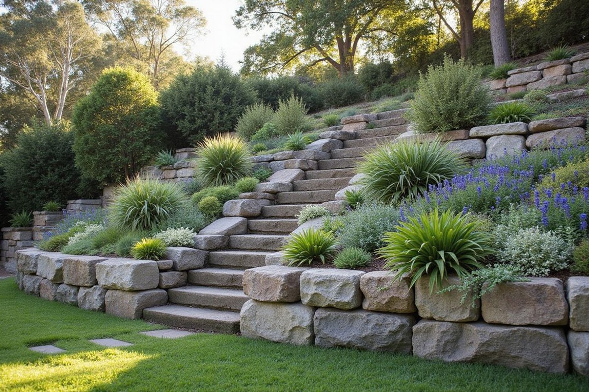 Retaining Walls - David Claude Landscape Design